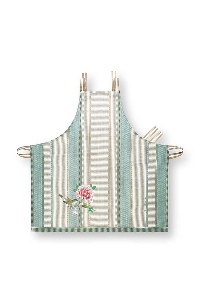 Pip Studio șorț de bucătărie din bumbac Blushing Birds multicolor 51030026