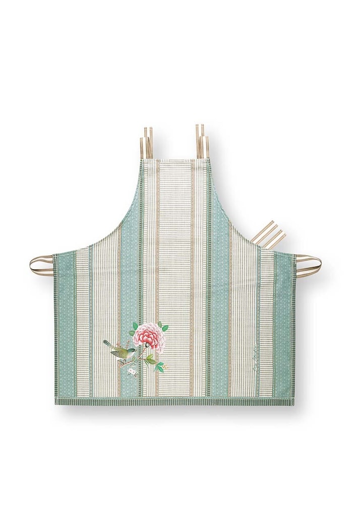 Pip Studio șorț de bucătărie din bumbac Blushing Birds multicolor 51030026
