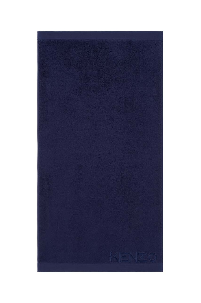 Malý bavlněný ručník Kenzo Iconic Navy 55x100 cm námořnická modř 1033189