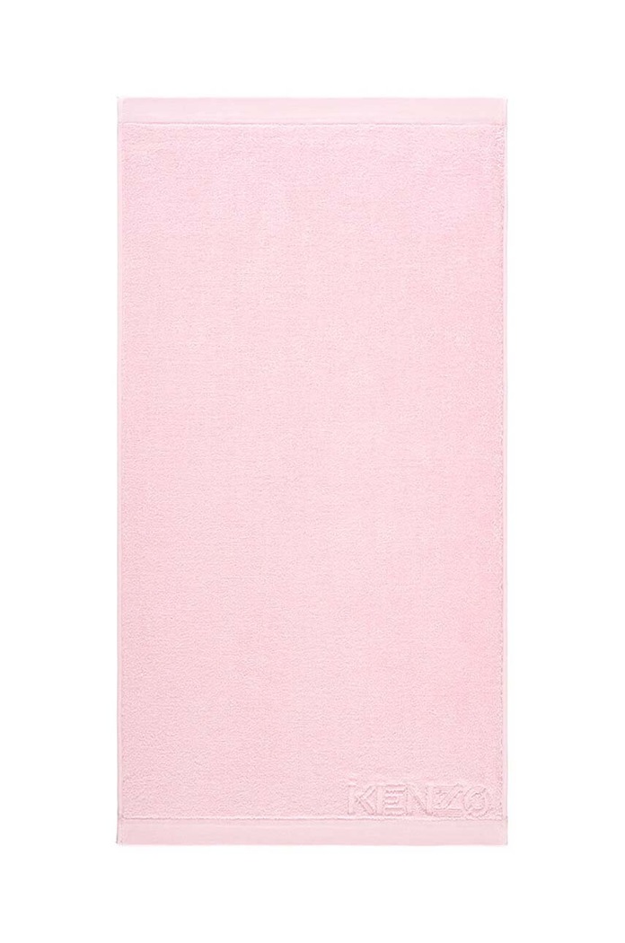 Kenzo mały ręcznik bawełniany Iconic Rose2 45x70 cm różowy 1033183.