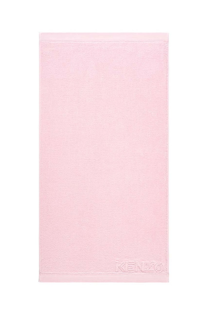 Malý bavlněný ručník Kenzo Iconic Rose2 55x100 cm růžová 1033190