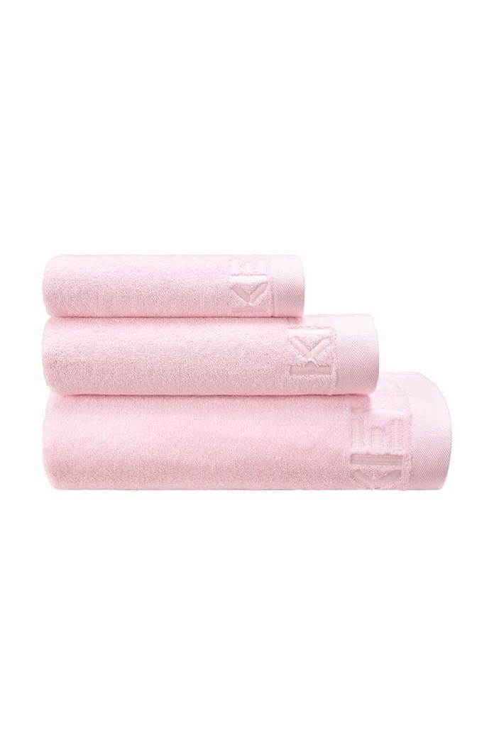 Koupelna Malý bavlněný ručník Kenzo Iconic Rose2 55x100 cm 1033190 růžová