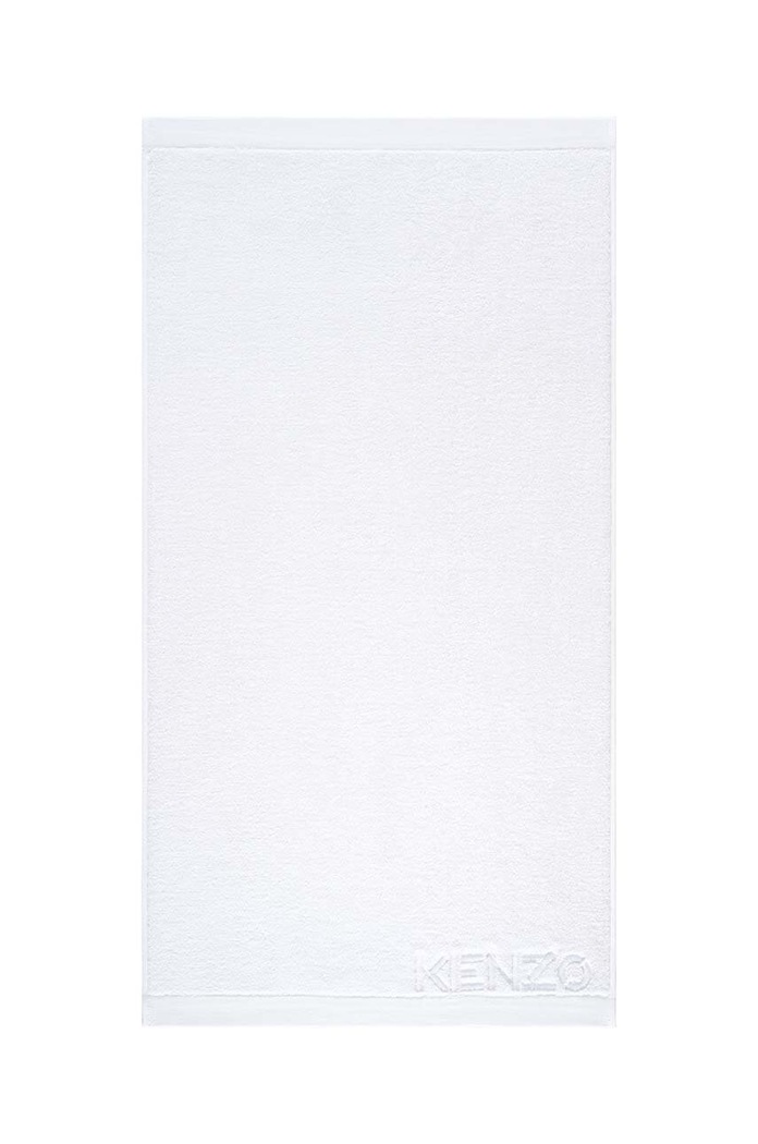 Kenzo nagy méretű pamut törölköző Iconic White 92x150?cm fehér 1033172