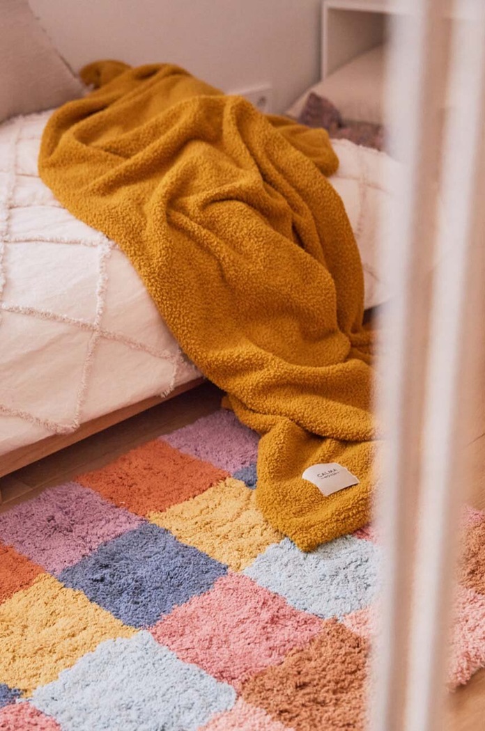 Obývacia izba a spálňa Deka Calma House Coco COCO.120P.MOS oranžová