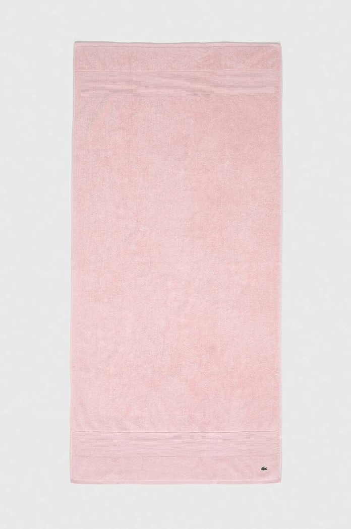 Lacoste prosop mediu din bumbac LLECROCO 70 x 140 cm roz 972196