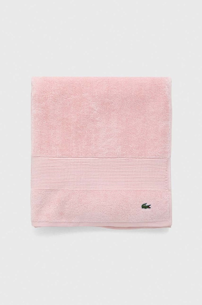 Lacoste prosop mediu din bumbac LLECROCO 70 x 140 cm 972196 roz AA00