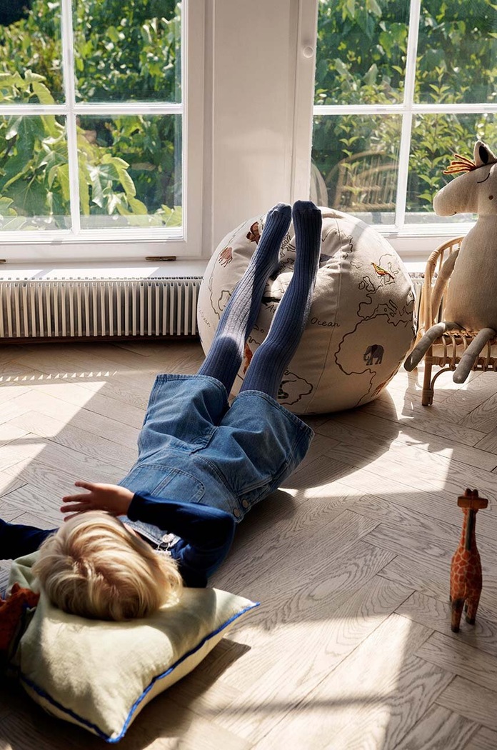 Vreća za sjednje ferm LIVING The World Pouf 1104266498 šarena