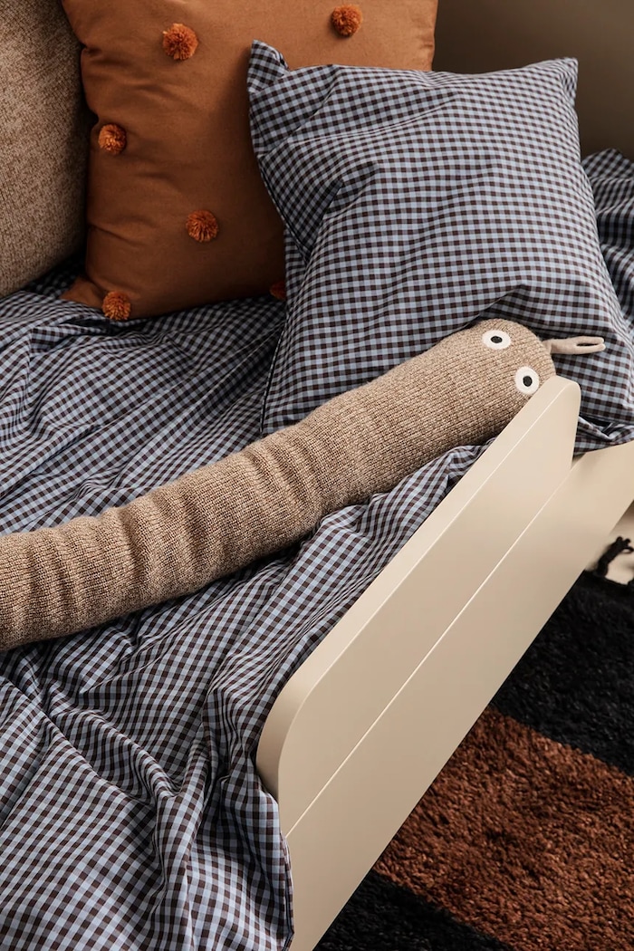 Obliečka na vankúš ferm LIVING Dot Tufted hnedá 1104265986