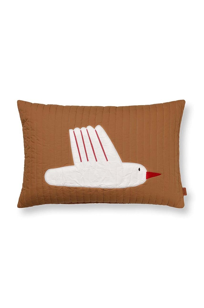 Okrasna prevleka za vzglavnik ferm LIVING Bird Quilted pisana 1104267722