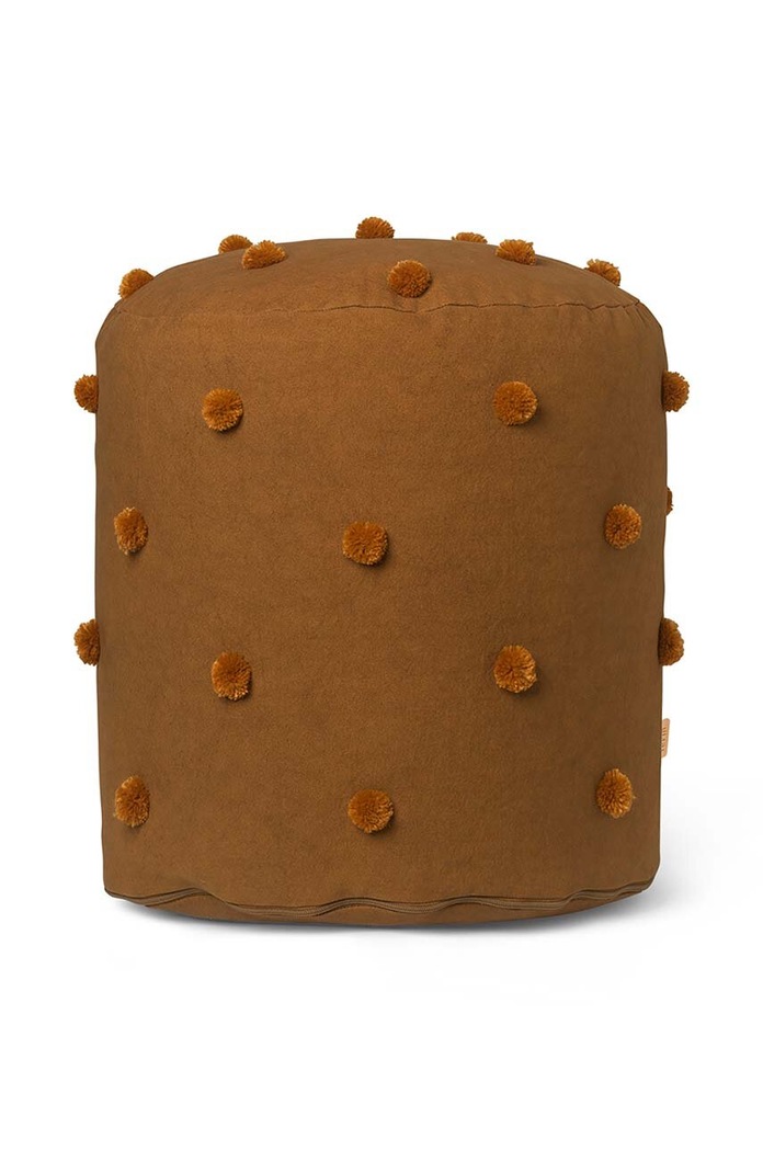 Ferm Living Scaun de puf Dot Tufted maro 1102642850