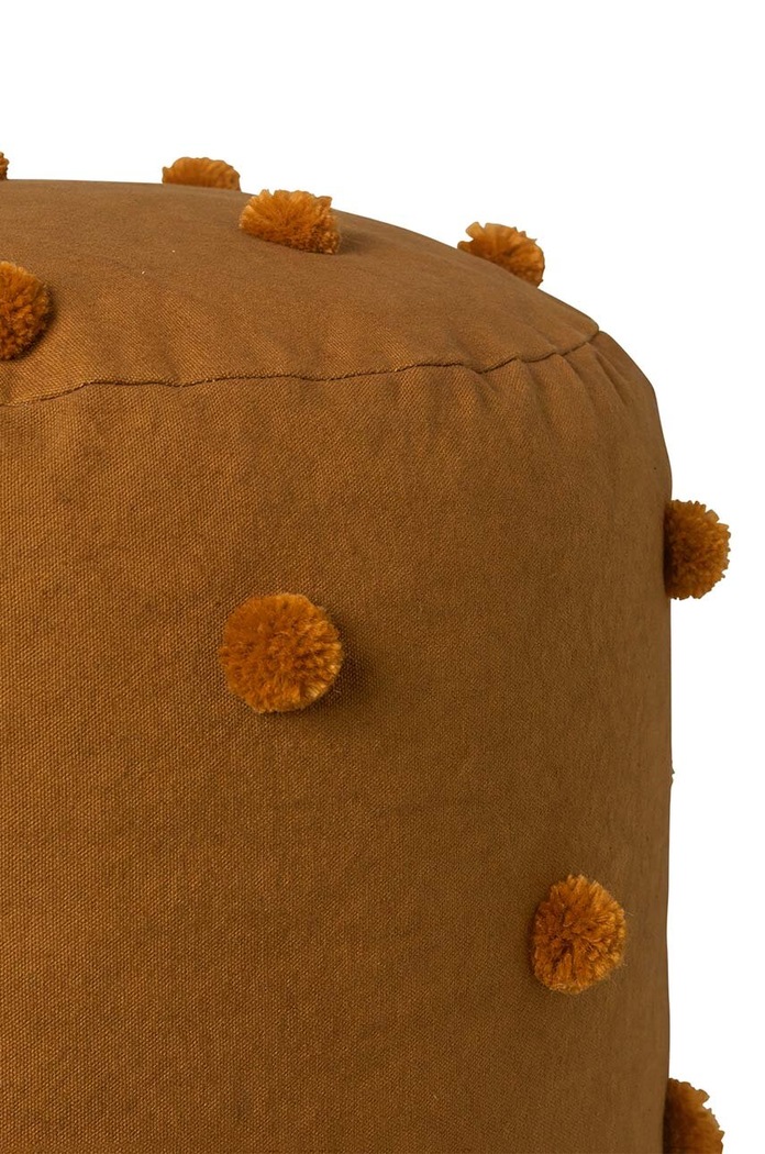 Ferm Living Scaun de puf Dot Tufted 1102642850 maro AA00