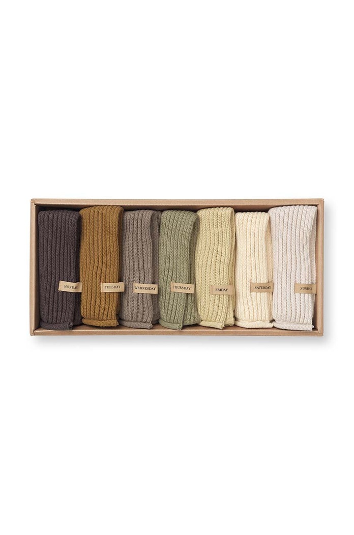 Sada kuchyňských utěrek ferm LIVING Day Cloths 7-pack vícebarevná 1104268056