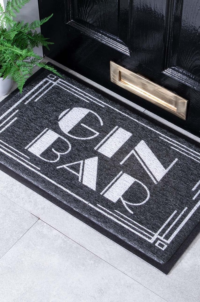 Rohožka Artsy Doormats 70 x 40 cm DMB.GINBAR.7040 čierna AA00