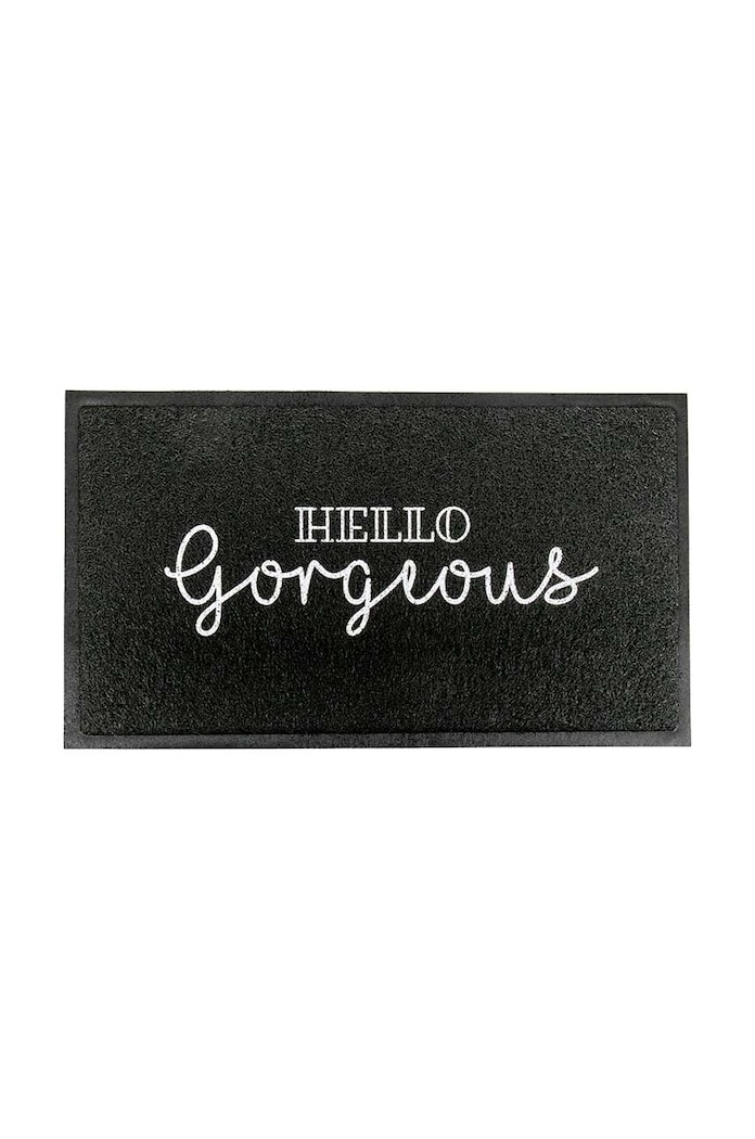 Rohožka Artsy Doormats 70 x 40 cm čierna DMB.HELLOGORGEOUS.7040