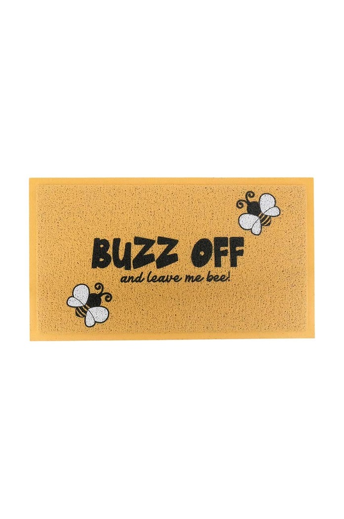 Rohožka Artsy Doormats Bee Buzz Off oranžová DMW.BUZZOFF.7040