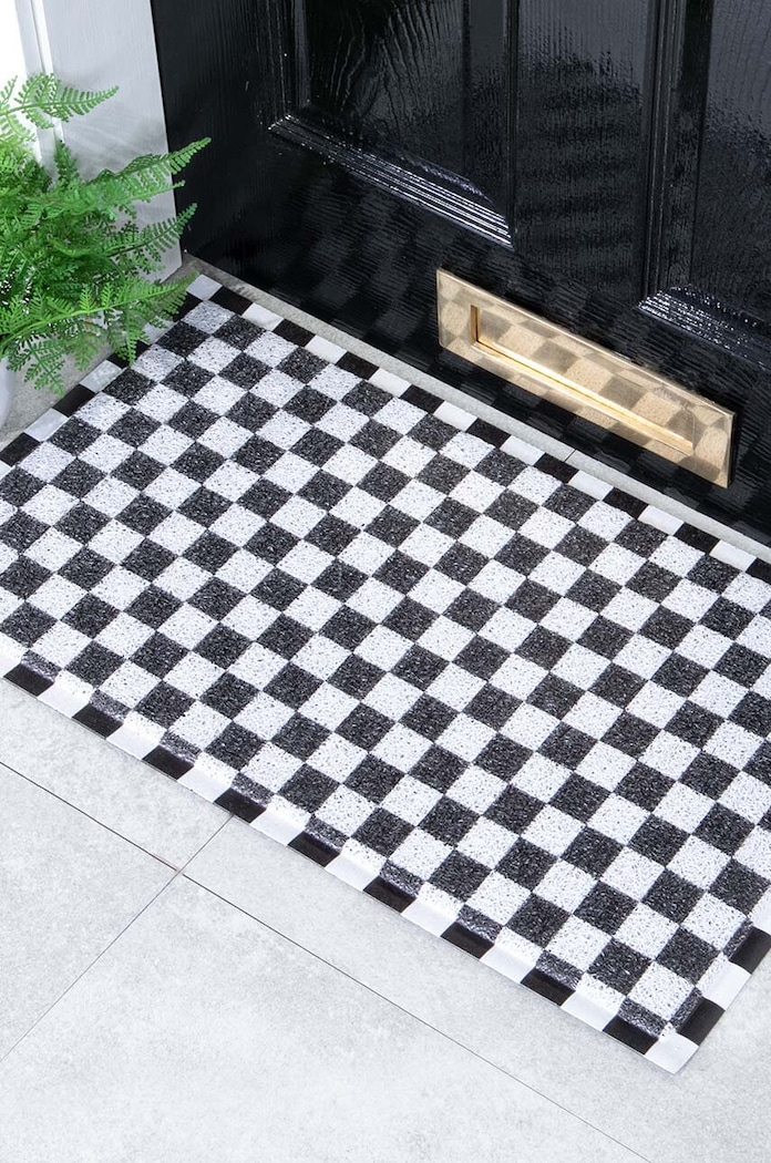 Rohožka Artsy Doormats Checkerboard DMW.BLACKCHECK.7040 viacfarebná AA00