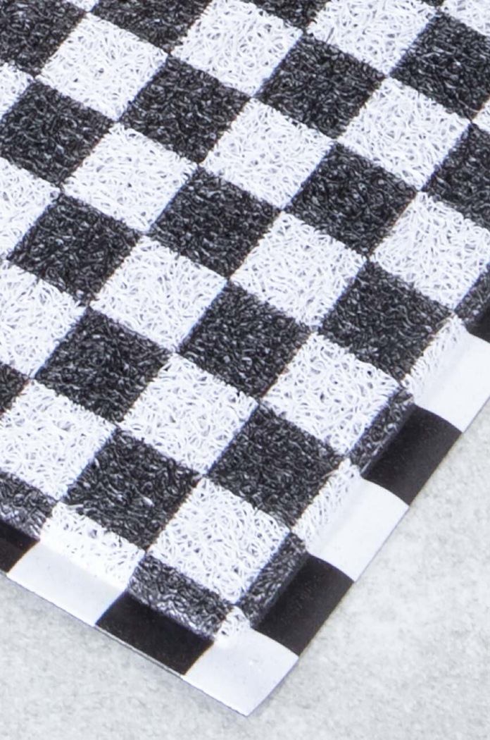 Obývacia izba a spálňa Rohožka Artsy Doormats Checkerboard DMW.BLACKCHECK.7040 viacfarebná