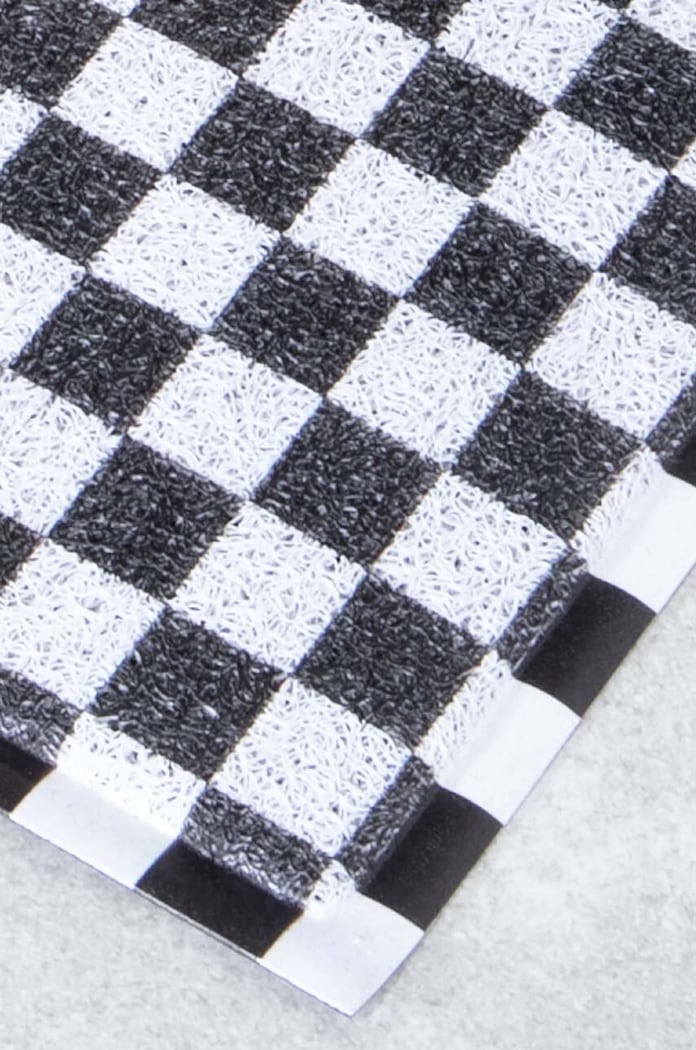 Obývacia izba a spálňa Rohožka Artsy Doormats Checkerboard DMW.BLACKCHECK.7040 viacfarebná