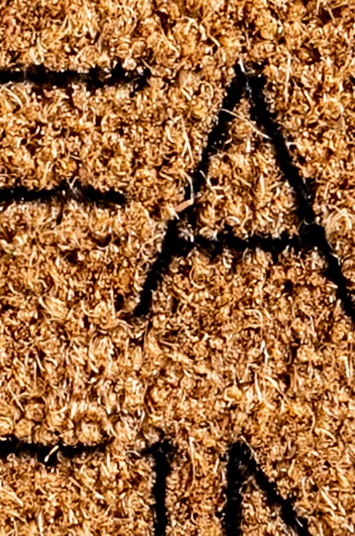 Salon i sypialnia Artsy Doormats wycieraczka Fancy Seeing You Here TYPO.FANCYSEEINGYOU żółty