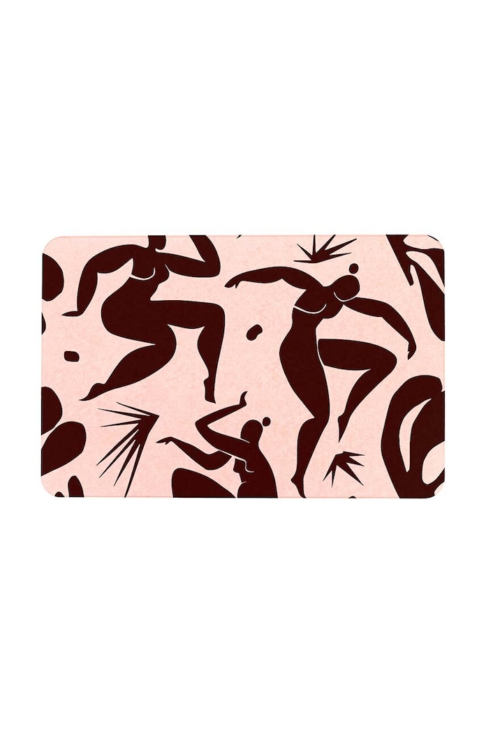 Prostirka za kupaonicu Artsy Doormats Abstract Bodies 39 x 60 cm šarena BATHP.ABSBODIES