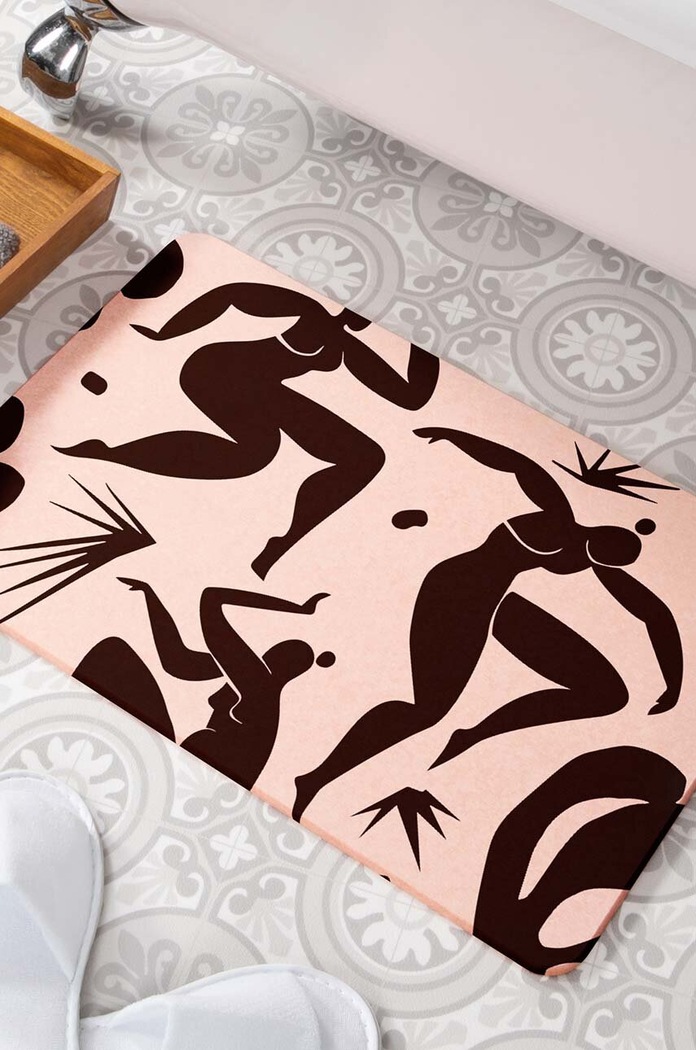 Prostirka za kupaonicu Artsy Doormats Abstract Bodies 39 x 60 cm BATHP.ABSBODIES šarena AA00