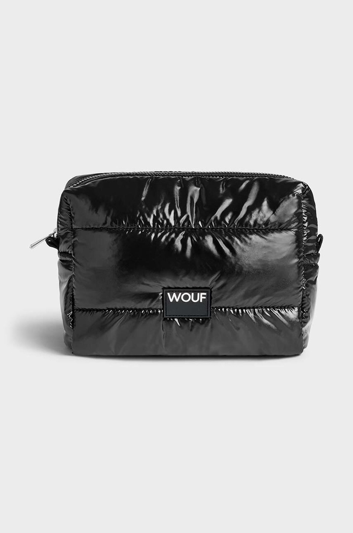 Kosmetická taška WOUF Black Glossy černá MBQ230046