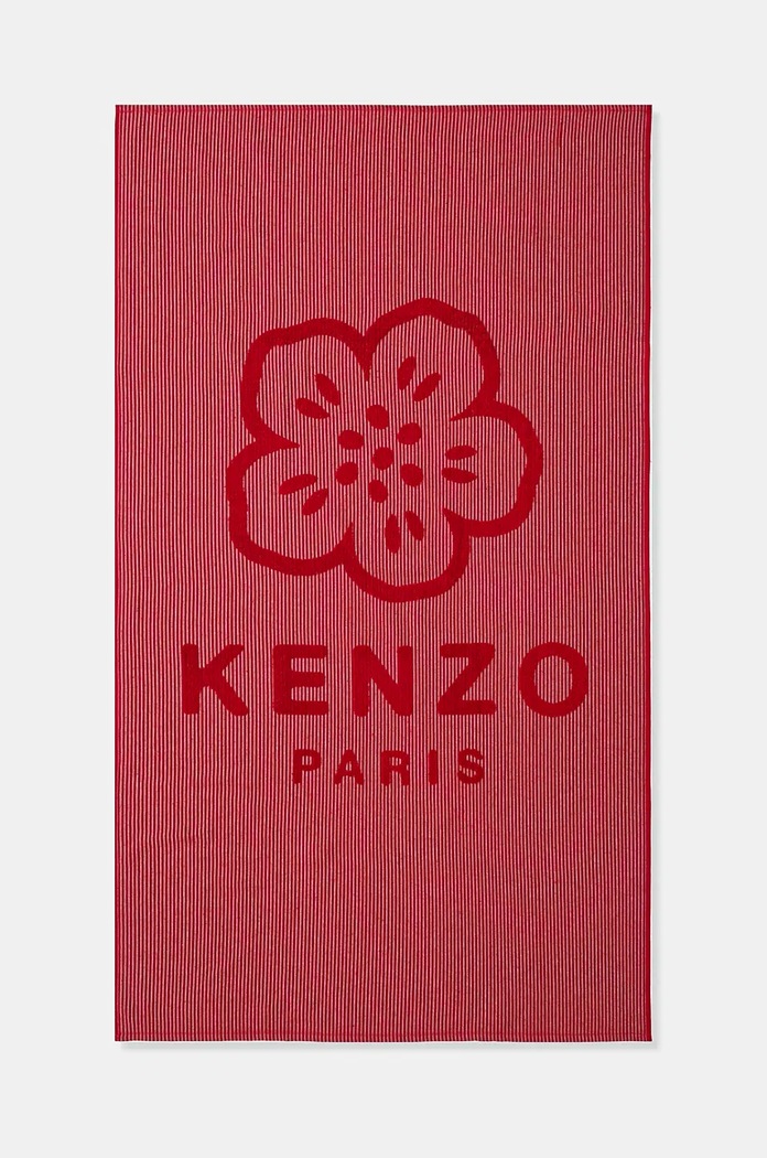 Kenzo duży ręcznik bawełniany KHANKO Cerise 90 x 160 cm czerwony 1043892