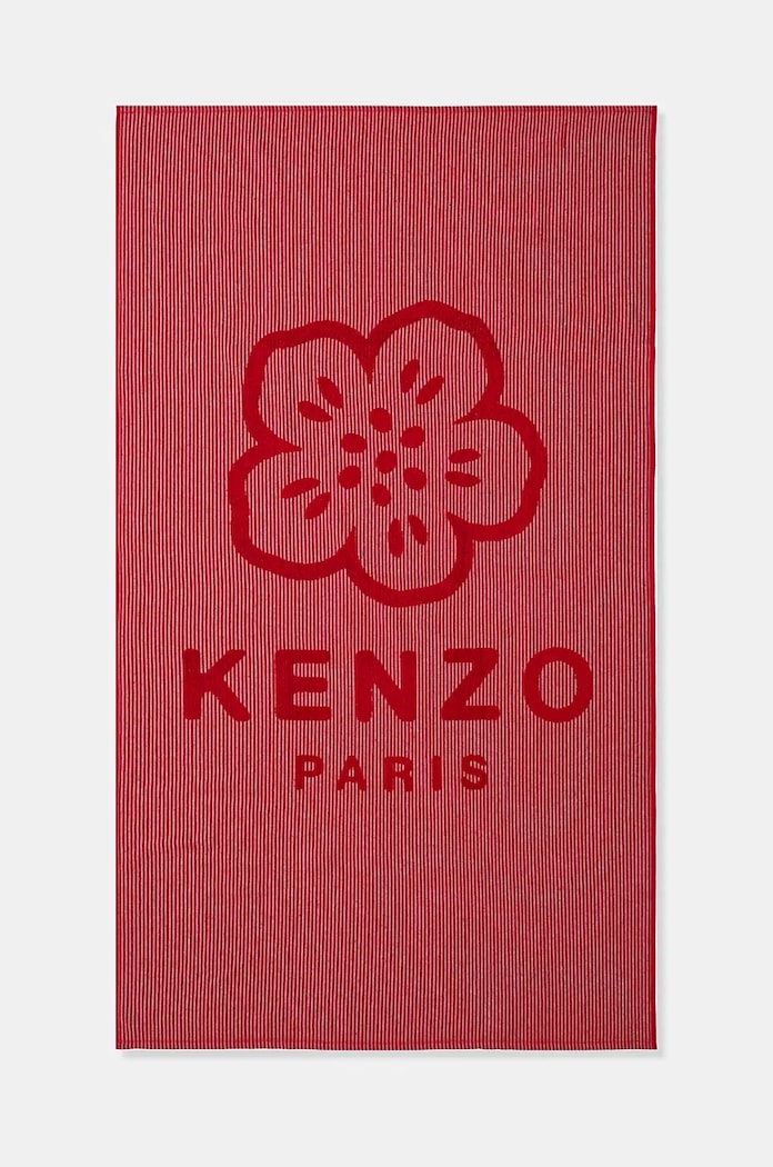 Kenzo duży ręcznik bawełniany KHANKO Cerise 90 x 160 cm czerwony 1043892