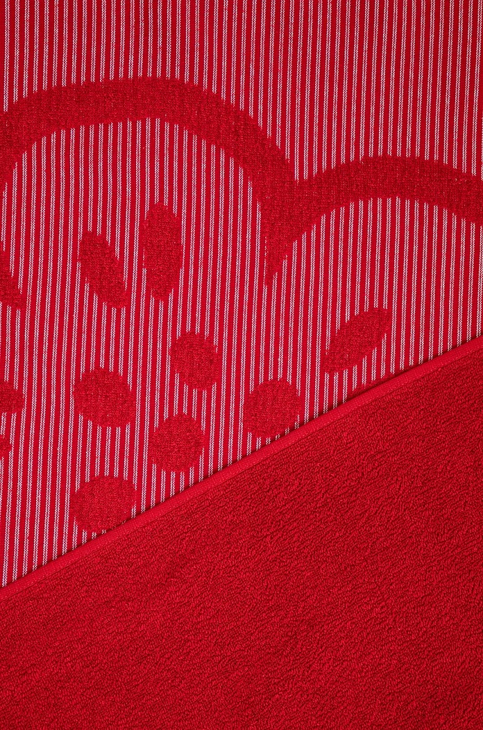 Łazienka Kenzo duży ręcznik bawełniany KHANKO Cerise 90 x 160 cm 1043892 czerwony