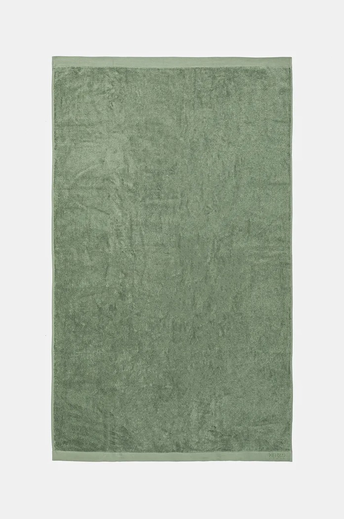 Kenzo duży ręcznik bawełniany KZICONIC Céladon 92 x 150 cm zielony 1043895