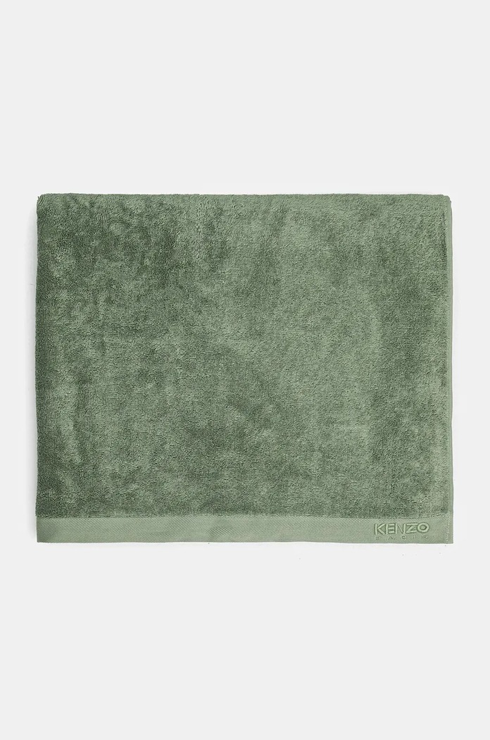 Kenzo duży ręcznik bawełniany KZICONIC Céladon 92 x 150 cm 1043895 zielony AA00