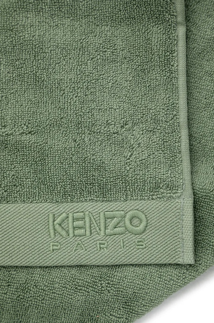 Łazienka Kenzo duży ręcznik bawełniany KZICONIC Céladon 92 x 150 cm 1043895 zielony