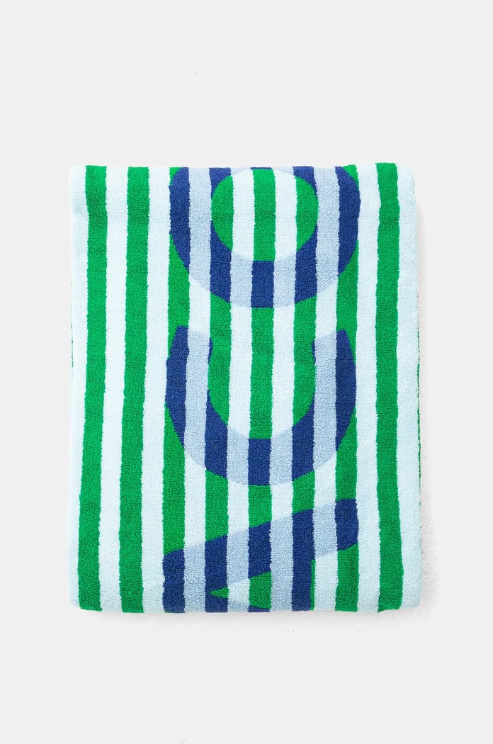 Lacoste ręcznik bawełniany L Master Menthe 90 x 160 cm 1043229 niebieski AA00