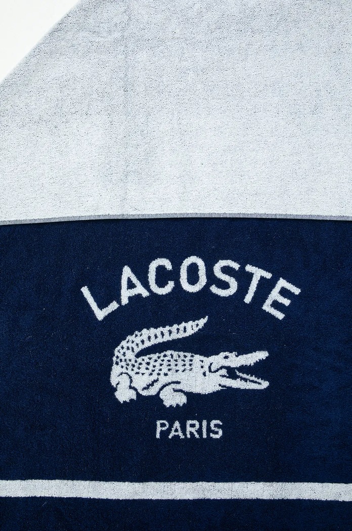 Koupelna Velký bavlněný ručník Lacoste L Origine Methyle 90 x 160 cm 1043763 námořnická modř