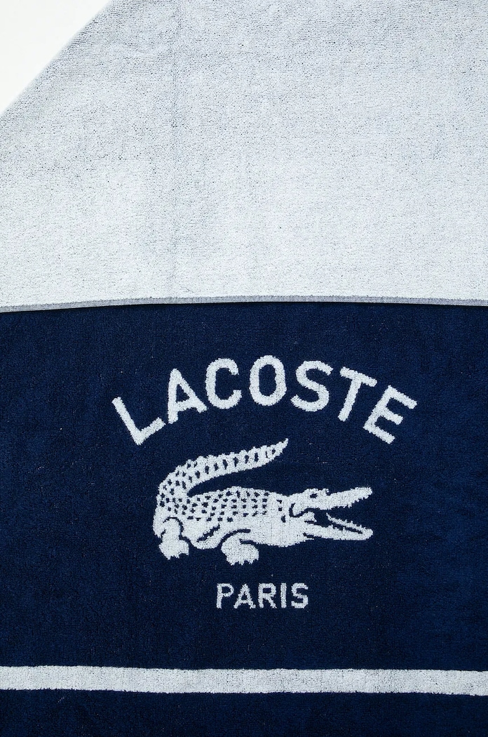 Koupelna Velký bavlněný ručník Lacoste L Origine Methyle 90 x 160 cm 1043763 námořnická modř