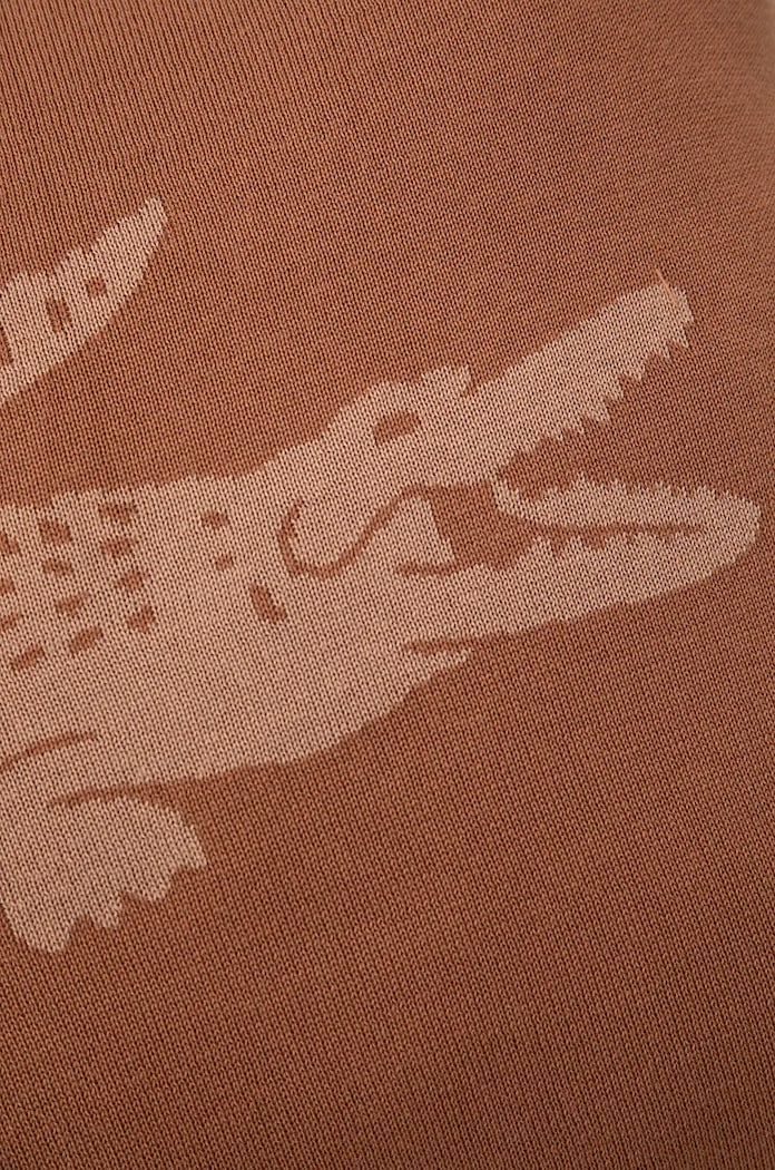 Lacoste față de pernă din bumbac L Reflet Daim 45 x 45 cm 1041265 maro AA00