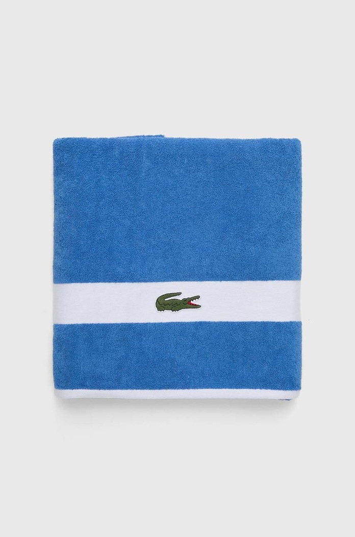 Lacoste średni ręcznik bawełniany L Casual Aérien 70 x 140 cm 1033685 niebieski AA00