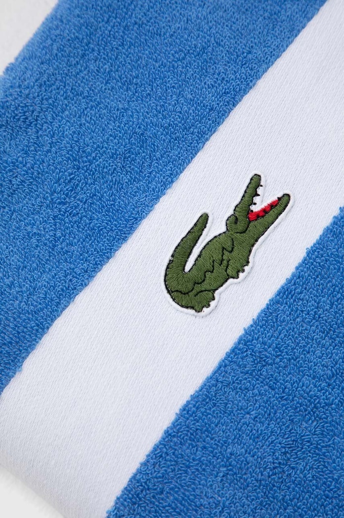 Koupelna Malý bavlněný ručník Lacoste L Casual Aérien 55 x 100 cm 1033686 modrá
