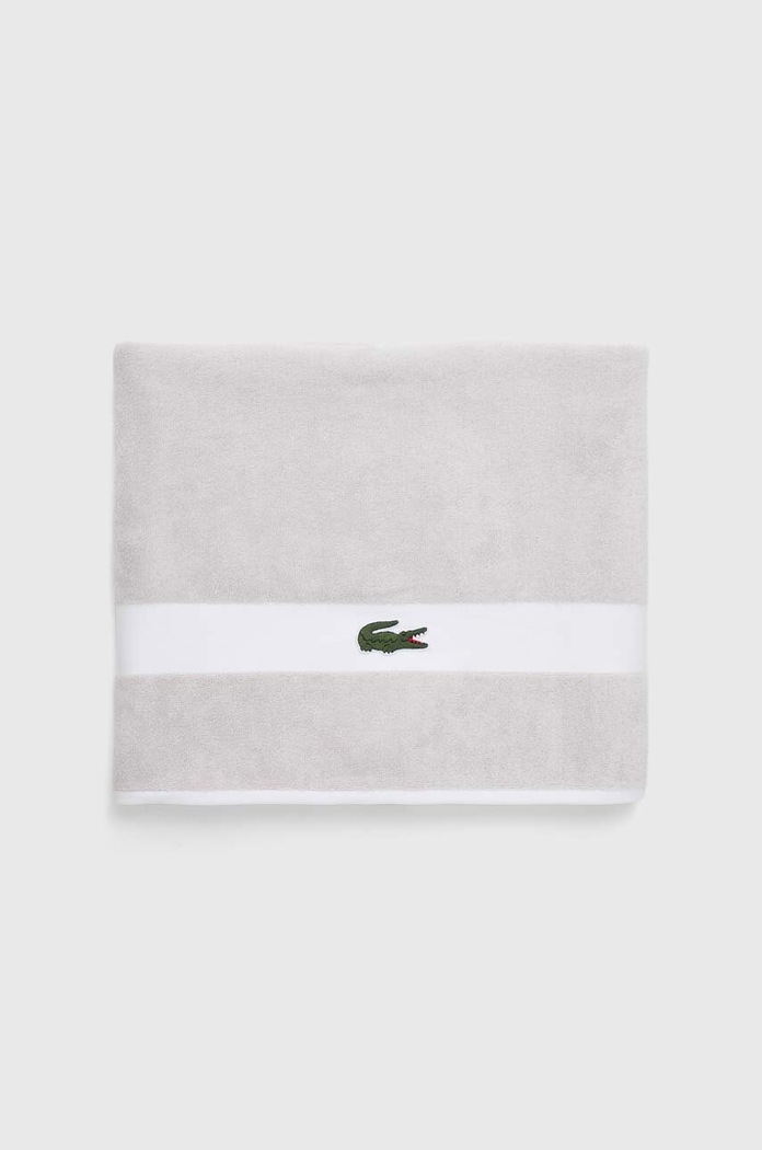 Velký bavlněný ručník Lacoste L Casual Argent 90 x 150 cm 971934 béžová AA00