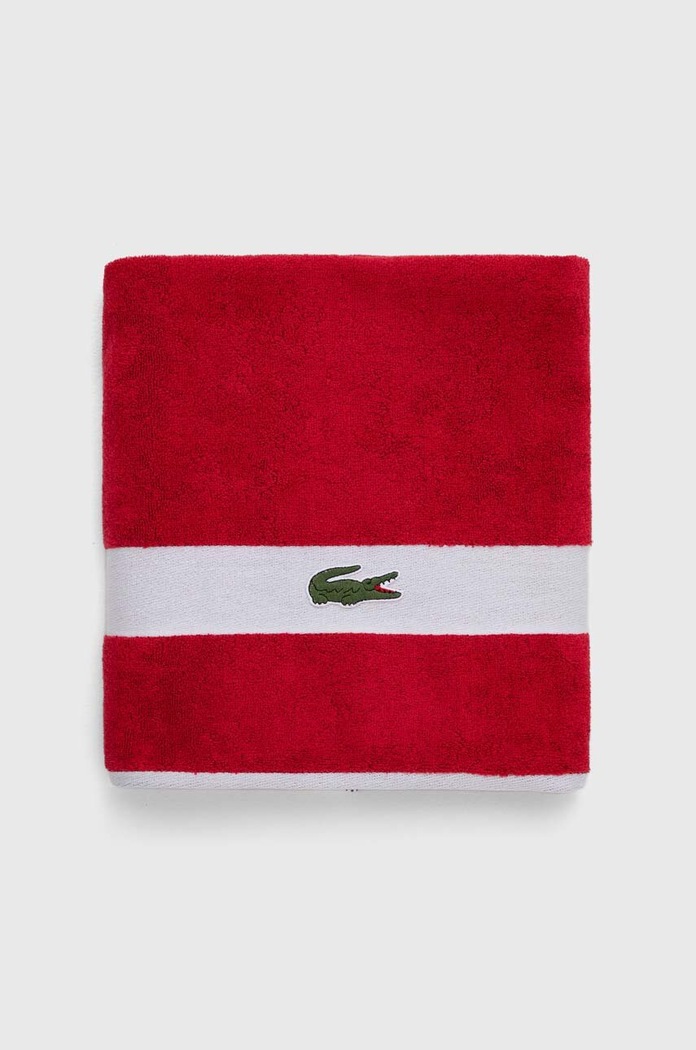 Lacoste pamut törölköző L Casual Rouge 70 x 140 cm 971937 rózsaszín AA00