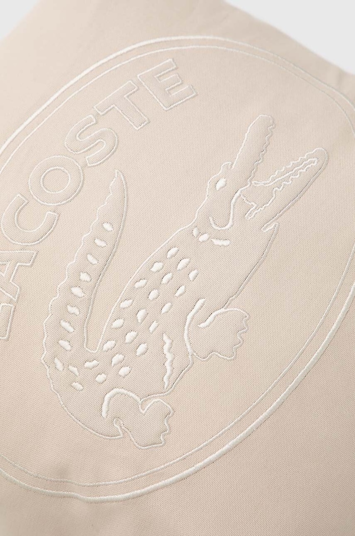 Nappali és hálószoba Lacoste dekoratív párnahuzat L Lacoste Beige 45 x 45 cm 1023363. bézs