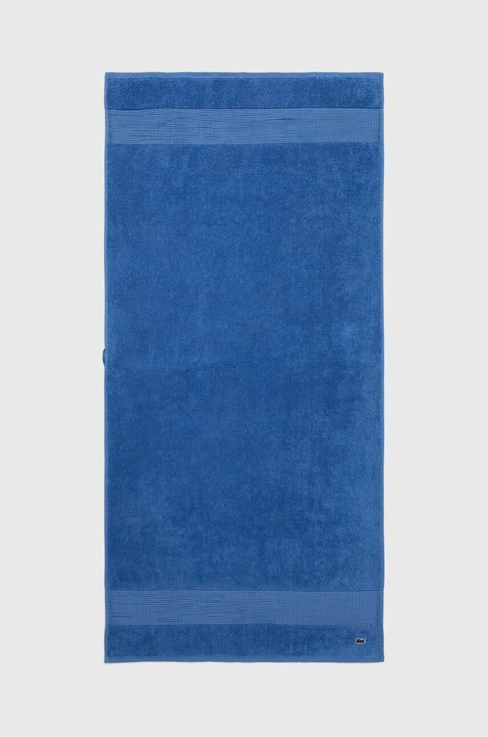 Pamučni ručnik Lacoste L Lecroco Aérien 70 x 140 cm plava 1037649