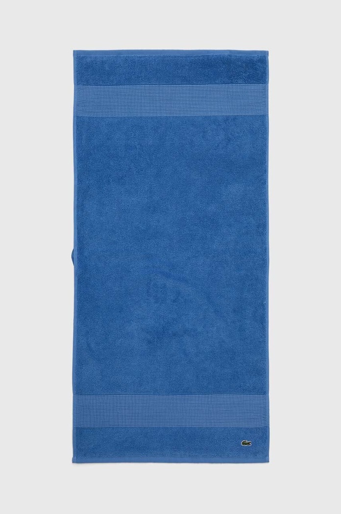 Malý bavlněný ručník Lacoste L Lecroco Aérien 50 x 100 cm modrá 1037647