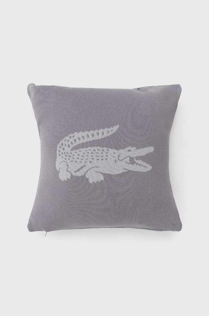 Lacoste poszewka na poduszkę L Reflet Gris 1032034 szary AA00