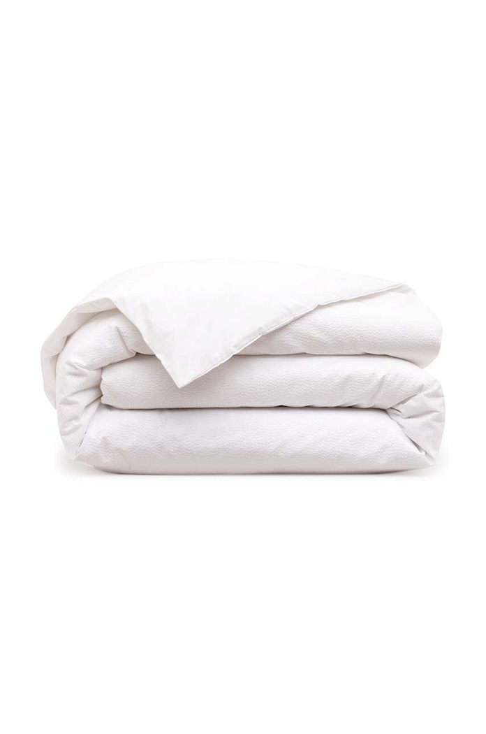 Lacoste Bavlněný povlak na přikrývku Lacoste L Tamis Blanc 200 x 200 cm bílá 1038654