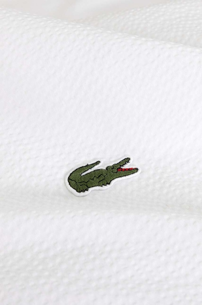 Lacoste Bavlněný povlak na přikrývku Lacoste L Tamis Blanc 200 x 200 cm 1038654 bílá AA00