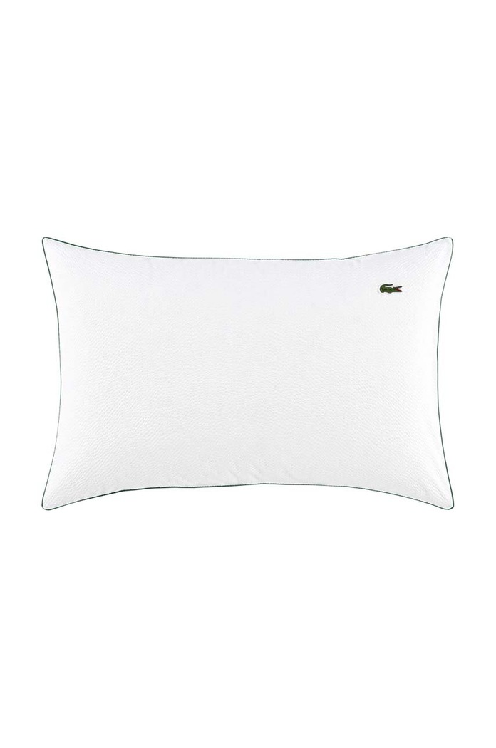 Lacoste Poszewka na poduszkę bawełniana L Tamis Blanc 50 x 75 cm biały 1038678