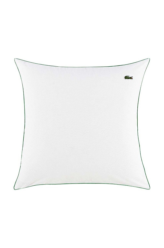 Lacoste Față de pernă din bumbac L Tamis Blanc 65 x 65 cm alb 1038679