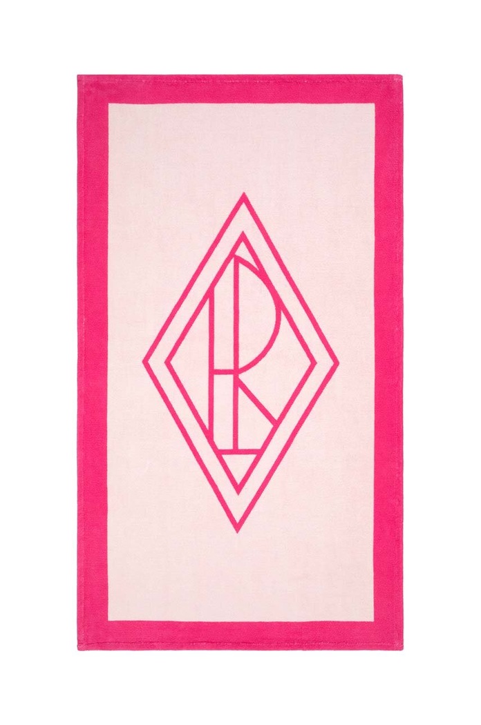 Плажна кърпа Ralph Lauren Blair White / Maui Pink 100 x 170 cm розов 1023403