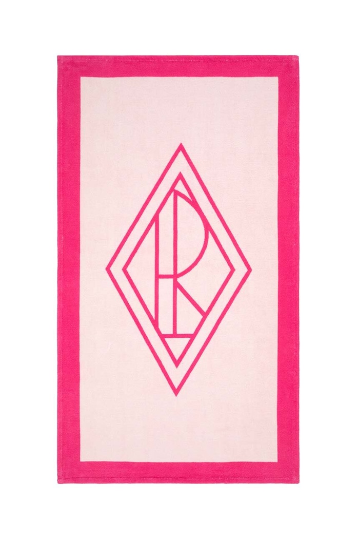 Плажна кърпа Ralph Lauren Blair White / Maui Pink 100 x 170 cm розов 1023403